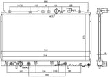 Radiator - Mitsubishi | MR312229