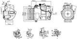 Air Conditioning Compressor - Mercedes | 0032309011