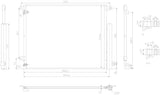 Air Conditioning Condenser & Receiver Drier Assembly - Honda | 80100TBAA01