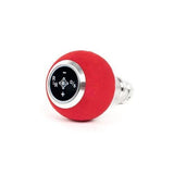 BFI Red Alcantara - Machined Aluminum / Black Dot BFI GS2 Alcantara Shift Knob and Boot Combo | F80/82/87 Fitment GS2RU-DCTS