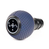 BFI Maritime Blue Air Leather/Black Anodized / Black Dot BFI GS2 Air Leather Shift Knob and Boot Combo | F80/82/87 DCT Fitment GS2SMT-DCTS