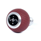 BFI Magma Red Air Leather/Bright Aluminum / Black Dot BFI GS2 Air Leather Shift Knob and Boot Combo | F80/82/87 DCT Fitment GS2M-DCTS