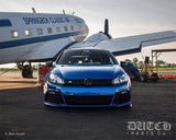 Dutch Parts Co VW MK6 Golf R Front Bumper Splitter | FBSVWMK6R