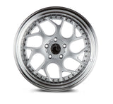 Aodhan Aodhan DS01 18" 5x114.3  Silver Machined Lip w/Chrome Rivets