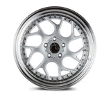 Aodhan Aodhan DS01 18" 5x100  Silver Machined Lip w/Chrome Rivets