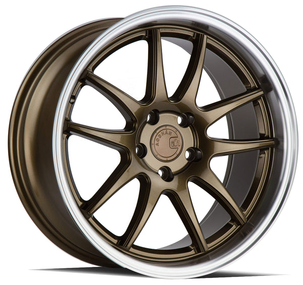 Aodhan 18x8.5 et35 / 5x100 / cb73.1 Aodhan DS02 18" 5x100  Bronze w/Machined Lip DS21885510035BR