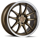 Aodhan 18x8.5 et35 / 5x114.3 / cb73.1 Aodhan DS02 18" 5x114.3  Bronze w/Machined Lip DS21885511435BR