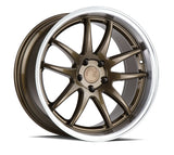 Aodhan 18x9.5 et15 / 5x114.3 / cb73.1 Aodhan DS02 18" 5x114.3  Bronze w/Machined Lip DS21895511415BR