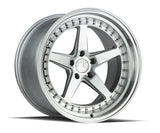 Aodhan 18x10.5 et22 / 5x114.3 / cb73.1 Aodhan DS05 18" 5x114.3 Silver w/Machined Face DS518105511422SMF