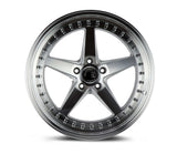 Aodhan Aodhan DS05 18" 5x100 Silver w/Machined Face