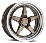 Aodhan 18x8.5 et35 / 5x100 / cb73.1 Aodhan DS05 18" 5x100 Bronze w/Machined Lip DS51885510035BR