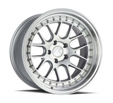 Aodhan 18x10.5 et22 / 5x114.3 / cb73.1 Aodhan DS06  18" 5x114.3 Silver w/Machined Face DS618105511422SMF
