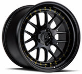 Aodhan 19x11 et22 / 5x114.3 / cb73.1 Aodhan DS06  19" 5x114.3 Gloss Black w/ Gold Rivets DS61911511422GB