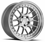 Aodhan 19x9.5 et22 / 5x114.3 / cb73.1 Aodhan DS06  19" 5x114.3 Silver w/Machined Face DS61995511422SMF