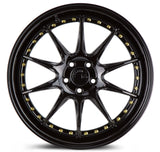 Aodhan Aodhan DS07  19" 5x114.3 Gloss Black w/ Gold Rivets