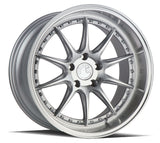Aodhan 19x11 et22 / 5x114.3 / cb73.1 Aodhan DS07  19" 5x114.3 Silver w/Machined Face DS71911511422SMF