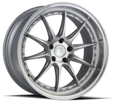 Aodhan 19x9.5 et22 / 5x114.3 / cb73.1 Aodhan DS07  19" 5x114.3 Silver w/Machined Face DS71995511422SMF