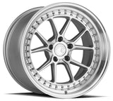 Aodhan 18x10.5 et22 / 5x114.3 / cb73.1 Aodhan DS08  18" 5x114.3 Silver w/Machined Face DS818105511422SMF