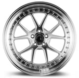Aodhan Aodhan DS08  18" 5x100 Silver w/Machined Face