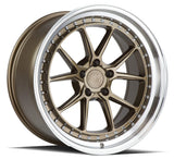 Aodhan 19x11 et15 / 5x114.3 / cb73.1 Aodhan DS08  19" 5x114.3 Bronze w/Machined Lip DS81911511415BZ