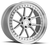 Aodhan 19x9.5 et15 / 5x114.3 / cb73.1 Aodhan DS08  19" 5x114.3 Silver w/Machined Face DS81995511415SMF