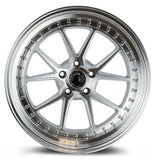 Aodhan Aodhan DS08  18" 5x100 Silver w/Machined Face