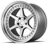 Aodhan 18x10.5 et22 / 5x114.3 / cb73.1 Aodhan DS09 18" 5x114.3  Gloss Silver Machined Face DS918105511422SMF