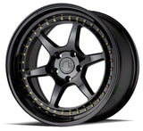 Aodhan 19x9.5 et22 / 5x114.3 / cb 73.1 Aodhan DS09 19" 5x114.3 Gloss Black (Gold Rivet) DS91995511422GB