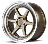 Aodhan 18x9.5 et35 / 5x100 / cb73.1 Aodhan DS09 18" 5x100 Bronze w/Machined Lip DS91895510035BZ