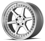 Aodhan 19x9.5 et15 / 5x114.3 / cb73.1 Aodhan DS09 19" 5x114.3  Gloss Silver Machined Face