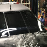 Condor Speed Shop "Rivet-on" Rear Windshield / Continental US Polycarbonate Rear Windshield - E34 E34-RIVET-RRWINDOW