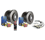 EBC Slotted | Dimpled Rotor Kit with Pads | Mk7 GTi with Performance Package | EBC-GD-Mk7-GTi-340-310