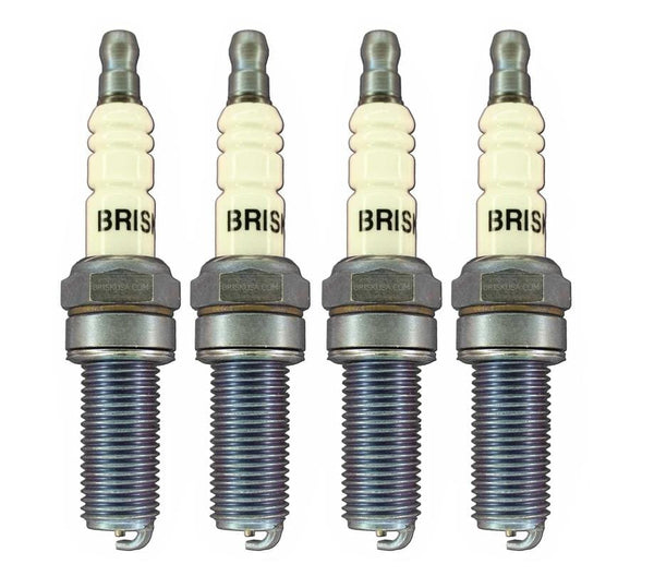 Brisk ER08S Silver Racing Spark Plug - (Set of 4) | ER08S-kt4