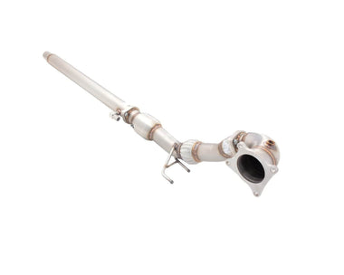 XForce 3" Stainless Steel 3" Down Pipe and High Flow Cat | Volkswagen MK6 Golf R | ES-VW07-KITB