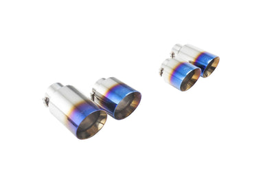 XForce 4" Slant Cut Exhaust Tips | Mk7 Golf R | ES-VW09-BLUETIPS