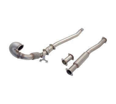 XForce 3" Stainless Steel Down Pipe | Volkswagen Mk7 Golf R/Audi S3 | ES-VW09-KITB