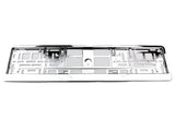 European License Plate Frame - Chrome