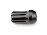 DTM Design Lug Nut - 7pt Spline - Cone - 14x1.5 - Black FCA 70203SBK Qty20 +T