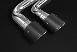 Capristo Capristo Porsche 536 Cayenne Turbo/Turbo E-Hybrid/GTS (19+) - Valved Exhaust with Mid-Silencer Delete and Carbon Tips (CES3)
