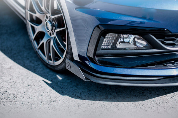 Flow Designs Volkswagen AW Polo GTI Front Lip Splitter Winglets (Pair) | AWPOLOGTIFW