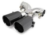 Fabspeed Deluxe Dual Style Tips (Satin Black) - Porsche 987 Boxster | Cayman | FS.POR.987.DLTB