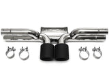 Fabspeed Black Fabspeed Center Muffler Bypass Pipes - Porsche 997 GT3 | GT3RS FS.POR.997GT3.CMBB