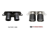 Fabspeed Fabspeed Deluxe Dual Style Tips (Carbon Fiber) - Porsche 997 GT3 | GT3RS FS-POR-997GT3-DLTCF