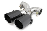 Fabspeed Deluxe Dual Style Tips (Satin Black) - Porsche 981 Boxster | Cayman | FS.POR.981.DLTB
