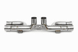 Fabspeed Black Fabspeed Center Muffler Bypass Pipes - Porsche 991.2 GT3 | GT3RS FS.POR.9912GT3.CMBB