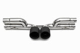 Fabspeed Black Fabspeed Center Muffler Bypass Pipes - Porsche 991.2 GT3 | GT3RS FS.POR.9912GT3.CMBB