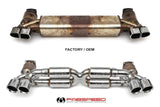 Fabspeed Race - Includes Cat Bypass / Re-use OEM Tips Fabspeed Supersport X-Pipe Exhaust - Porsche 991.2 Turbo/S FS-POR-9912T-SS