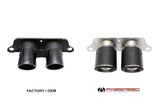 Fabspeed Fabspeed Deluxe Dual Style Tips (Carbon Fiber) - Porsche 991 GT3 | GT3RS FS-POR-991GT3-DLTCF