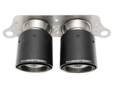 Fabspeed Deluxe Dual Style Tips (Carbon Fiber) - Porsche 997 GT3 | GT3RS | FS.POR.9972GT3.DLTCF