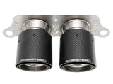 Fabspeed Deluxe Dual Style Tips (Carbon Fiber) - Porsche 991 GT3 | GT3RS | FS.POR.991GT3.DLTCF